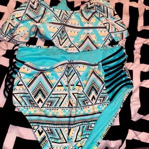 RUE 21 High waisted bathing suit